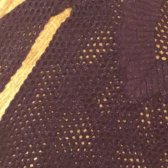 Express Open Knit Wine Maroon Sweater Size XS - Picture 4 of 10